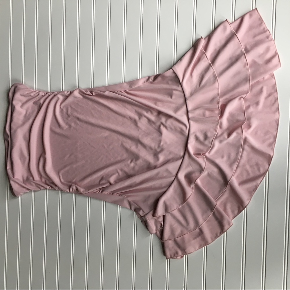 Beautiful pink strapless express dress